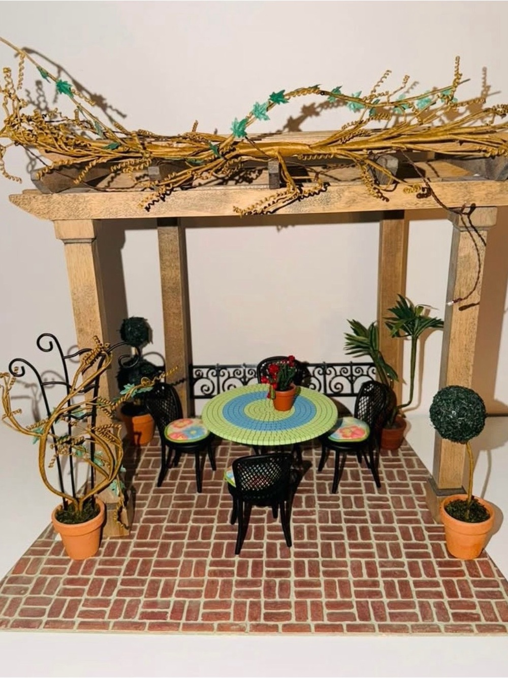 American girl doll patio set